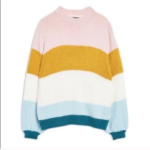 Topshop Colorblock Sweater